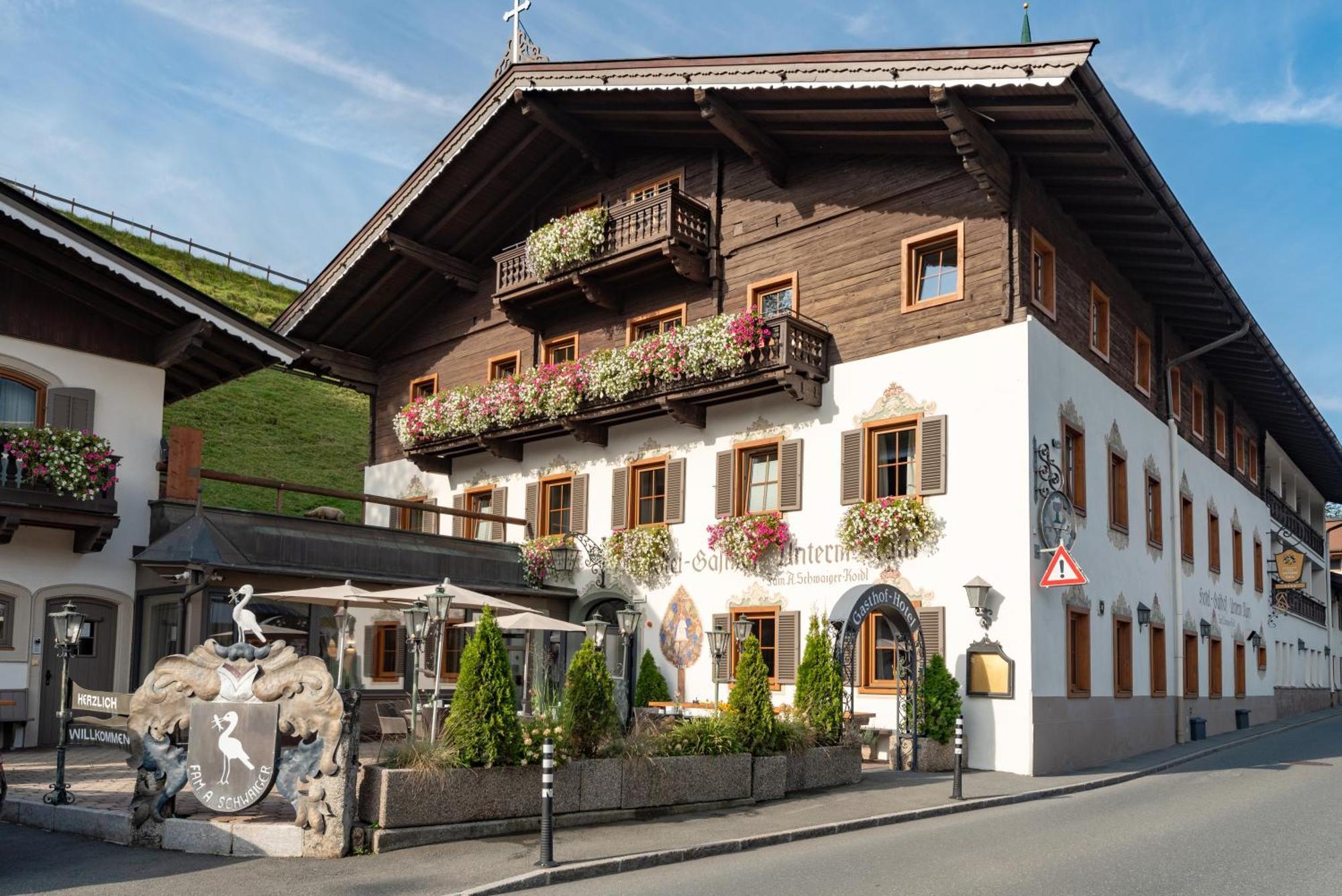 Alpen Glueck Hotel Unterm Rain Garni キルヒベルク・イン・チロル エクステリア 写真